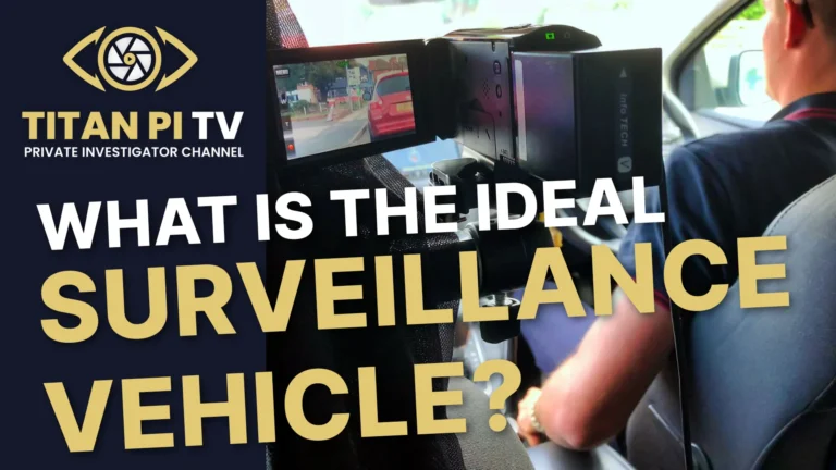 What is ideal surveillance vehicle?