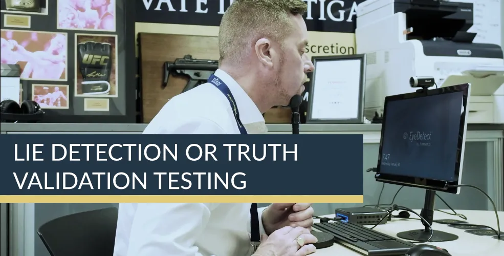 EyeDetect Lie detection or truth validation testing | Titan Investigations