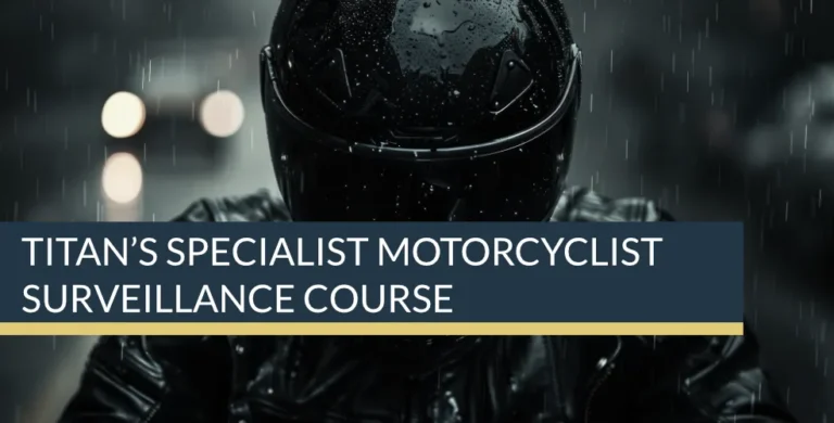 Titan’s Specialist Motorcyclist Surveillance Course | Titan Investigations