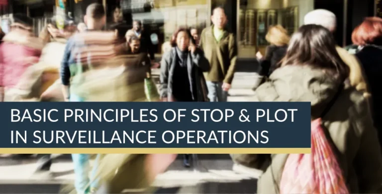 Basic Principles of Stop & Plot in Surveillance Operations | Titan Investigations