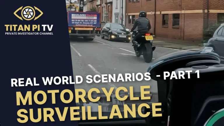 Motorcycle Surveillance Real World Scenarios Part-1 Episode 81 | Titan PI TV