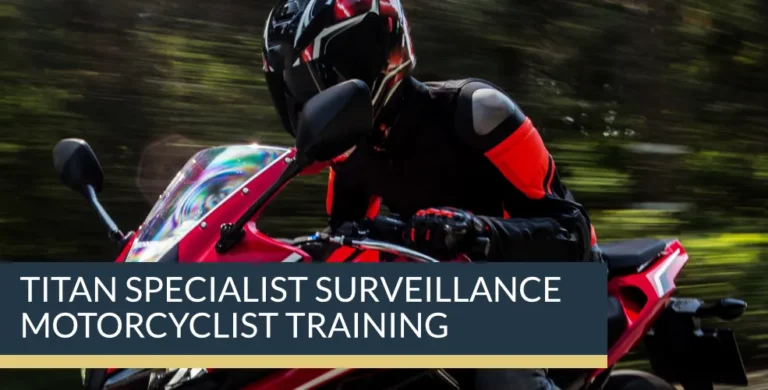 Titan Specialist Surveillance Motorcyclist Training | Titan Investigations